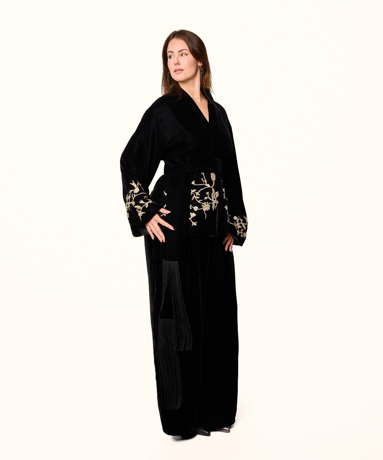 Long sleeve velvet set