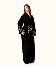 Long sleeve velvet set