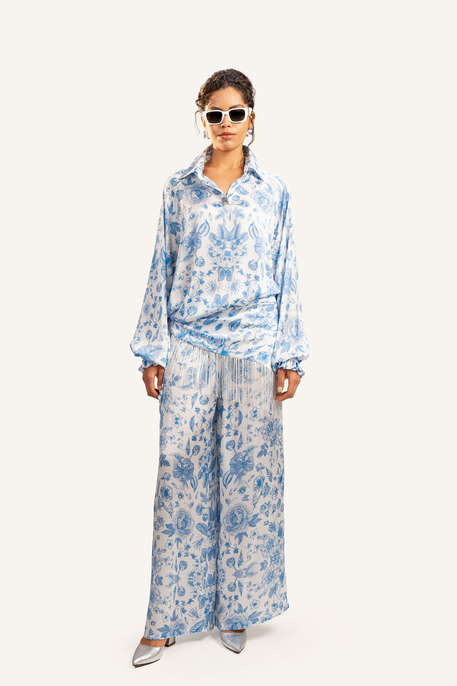 Blue Silk Set