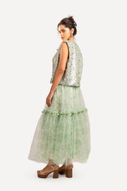 Green Tulle Skirt