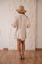 CREAM LACE SHIRT