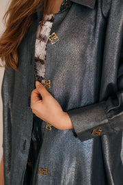 BLUE LINEN SHIRT